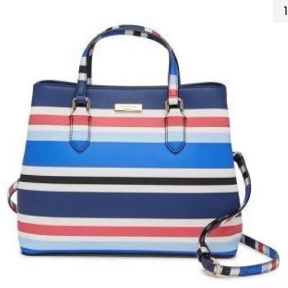 kate spade Handbags - Kate Spade Evangelie Laurel Way Striped Satchel